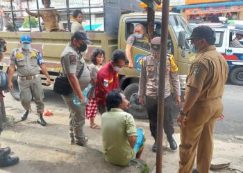 Polres Siantar dan Dinsos Tertibkan ODGJ, Gelandangan Dan Pengemis