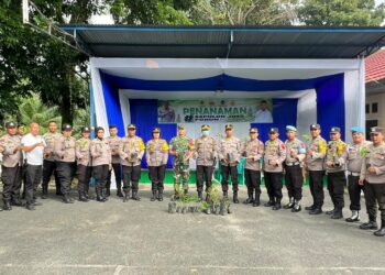 Polres Siantar Tanam Sepuluh Juta Pohon Secara Serentak