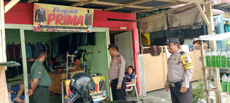 Polsek Siantar Utara Gencar Gelar Patroli Dialogis Menjelang Pemilu 2024