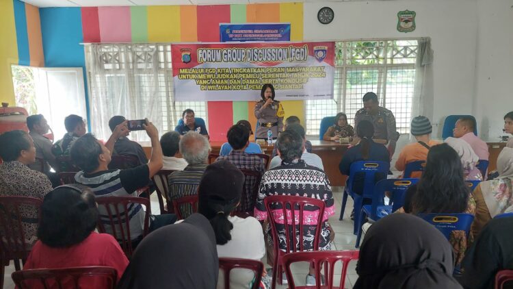 Kasat Binmas Polres Siantar Beri Pemahaman Mewujudkan Pemilu Aman Dan Damai