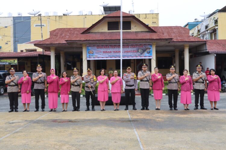 Sertijab 4 PJU, Kapolres Siantar Berharap Tunjukkan Kinerja Yang Baik