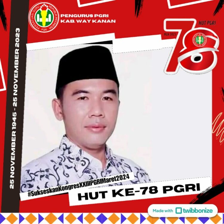 Pengurus Besar PGRI Berikan Penghargaan Nasional Anugrah Dwija Praja Nugraha Untuk Bupati Way Kanan