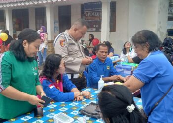  Kapolsek Siantar Utara Dukung Kegiatan Gerakan Masyarakat Hidup Sehat