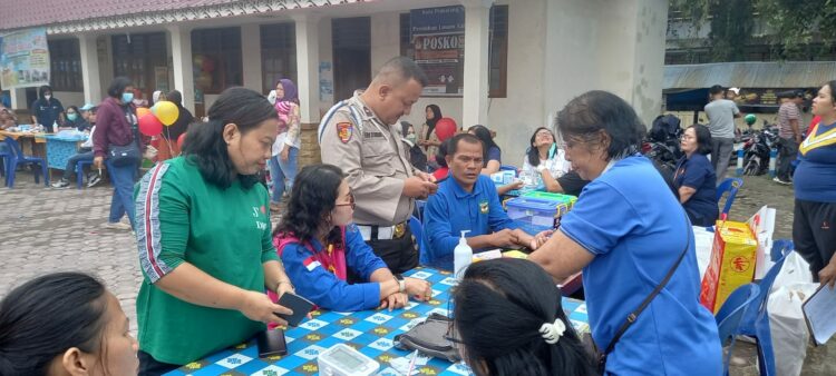  Kapolsek Siantar Utara Dukung Kegiatan Gerakan Masyarakat Hidup Sehat