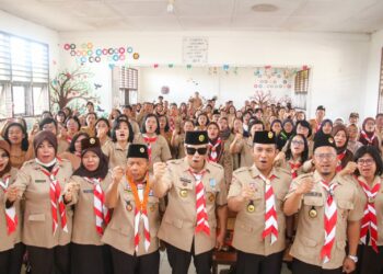 H Kusma Erizal Ginting Buka Pelatihan Mahir Dasar Pramuka Tahun 2023 Kota Pematang Siantar 