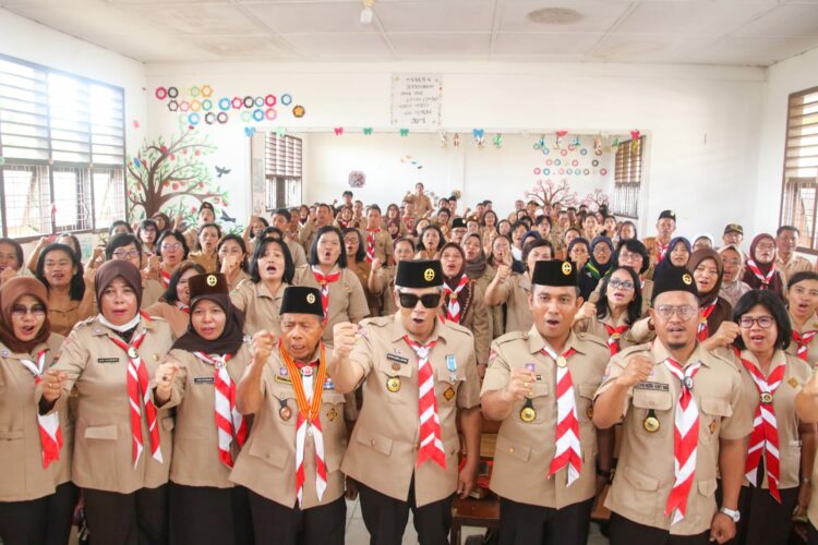 H Kusma Erizal Ginting Buka Pelatihan Mahir Dasar Pramuka Tahun 2023 Kota Pematang Siantar 