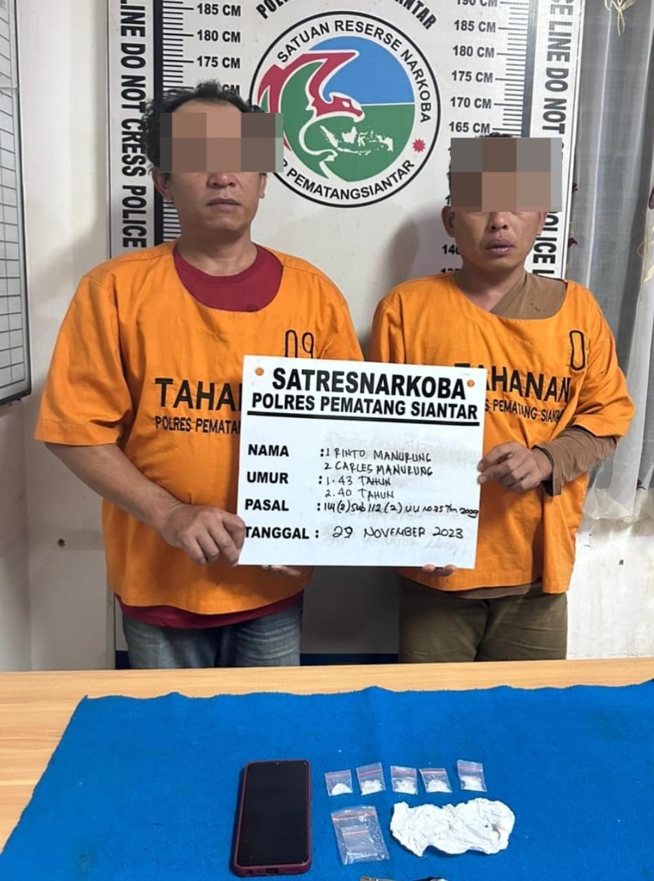 Duo Manurung Asal Ajibata Ketangkul Polres Siantar Bawa Shabu Duo Manurung Asal Ajibata Ketangkul Polres Siantar Bawa Shabu