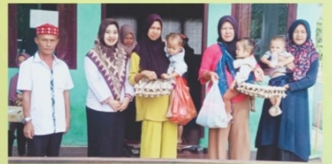 Tanggulangi Stunting, Pekon Kerang Bagikan Bantuan Makanan Tambahan Ke Balita Tanggulangi Stunting, Pekon Kerang Bagikan Bantuan Makanan Tambahan Ke Balita