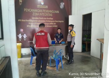 Sat Samapta Polres Siantar Patroli Dialogis Keamanan Objek Vital