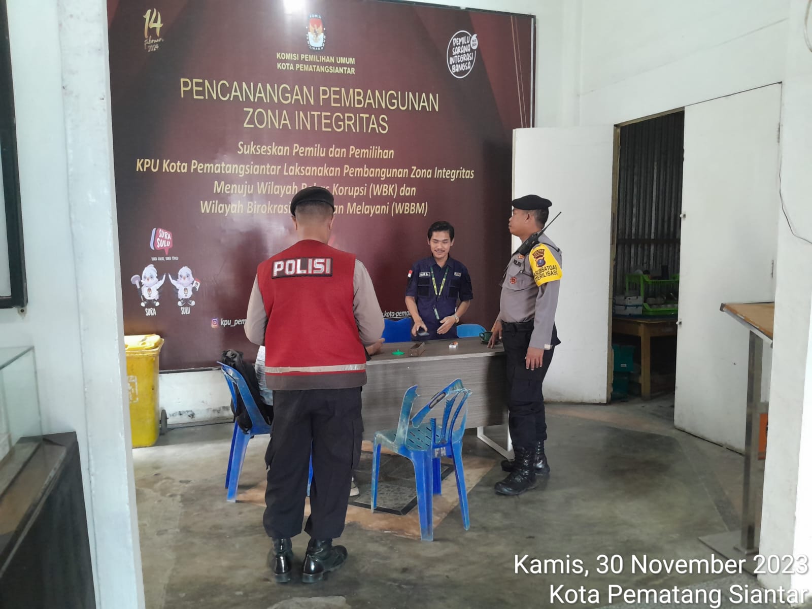 Sat Samapta Polres Siantar Patroli Dialogis Keamanan Objek Vital