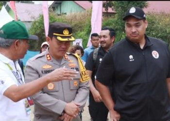Kapolres Simalungun Menggelar Pengamanan Grand Final Danau Toba Rally 2023 Seri ke-4