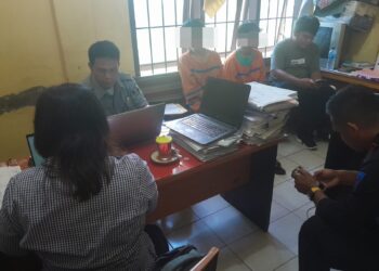 Polsek Siantar Martoba Tahan Anak Di Bawah Umur Pelaku Pencuri Besi Pentol KAI