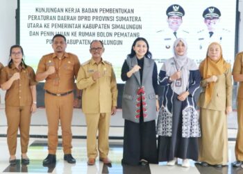 Wabup Simalungun Sambut Kunker Bapemperda DPRD Provinsi Sumut