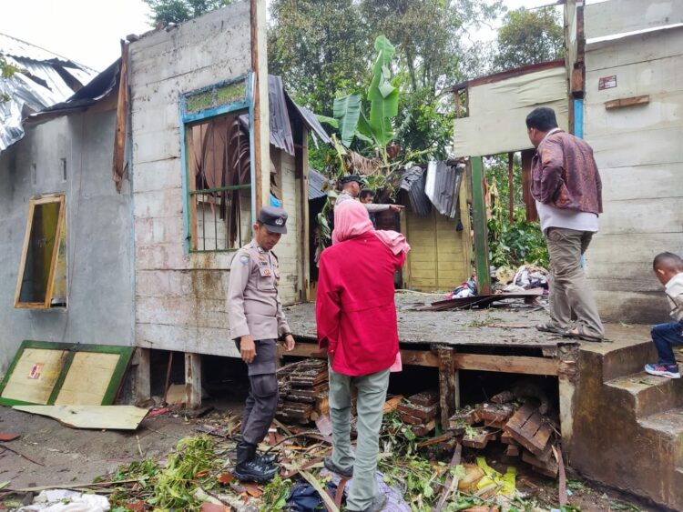 Pohon Kemiri Tumbang Timpa Rumah Warga di Taput, Rianty Rotua Lumbantoruan Tewas