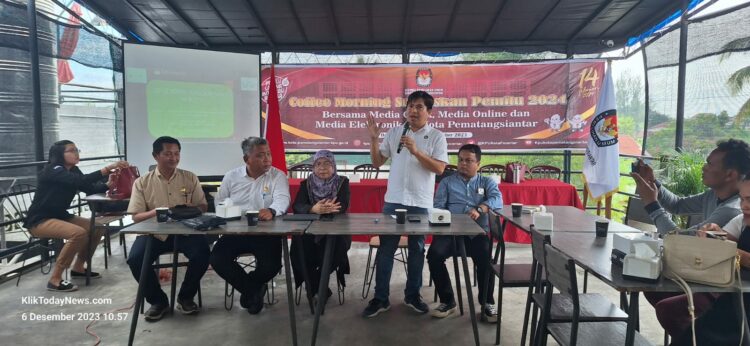 KPU Kota Siantar Gandeng Media Mensosialisasikan Tahapan Dan Informasi Pemilu 2024