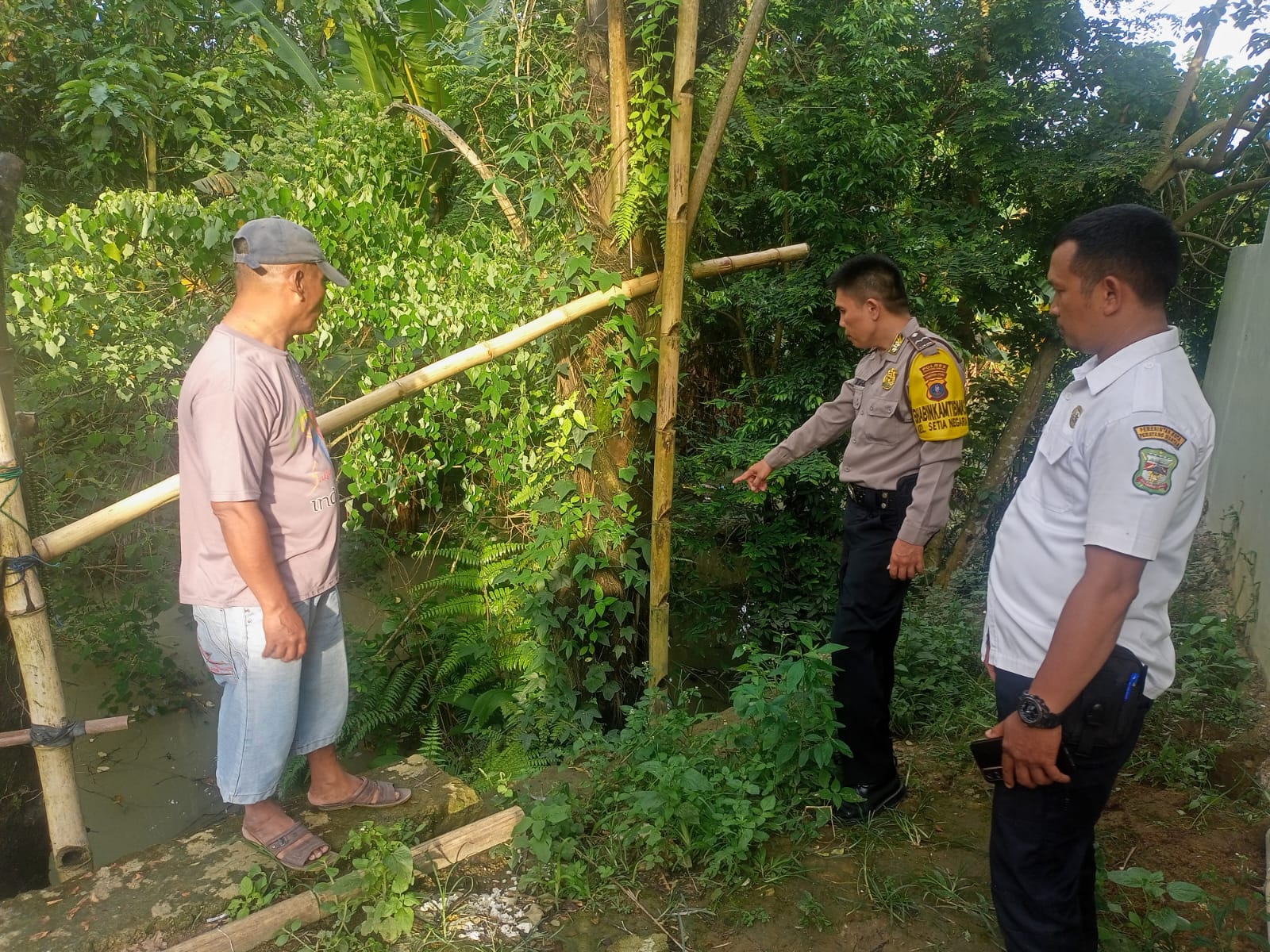 Polsek Martoba Respon Laporan Warga Perumahan Taman Setia Negara