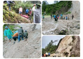 Polres Taput Evakuasi Jasad Ibu dan Anak Korban Tertimbun Tanah Longsor di Sipahutar