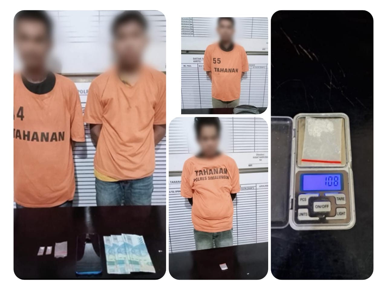 Polres Simalungun Ringkus 4 Pria dari Perdagangan, 46.83 Gram Shabu Siap Edar Disita Polres Simalungun Ringkus 4 Pria dari Perdagangan, 46.83 Gram Shabu Siap Edar Disita