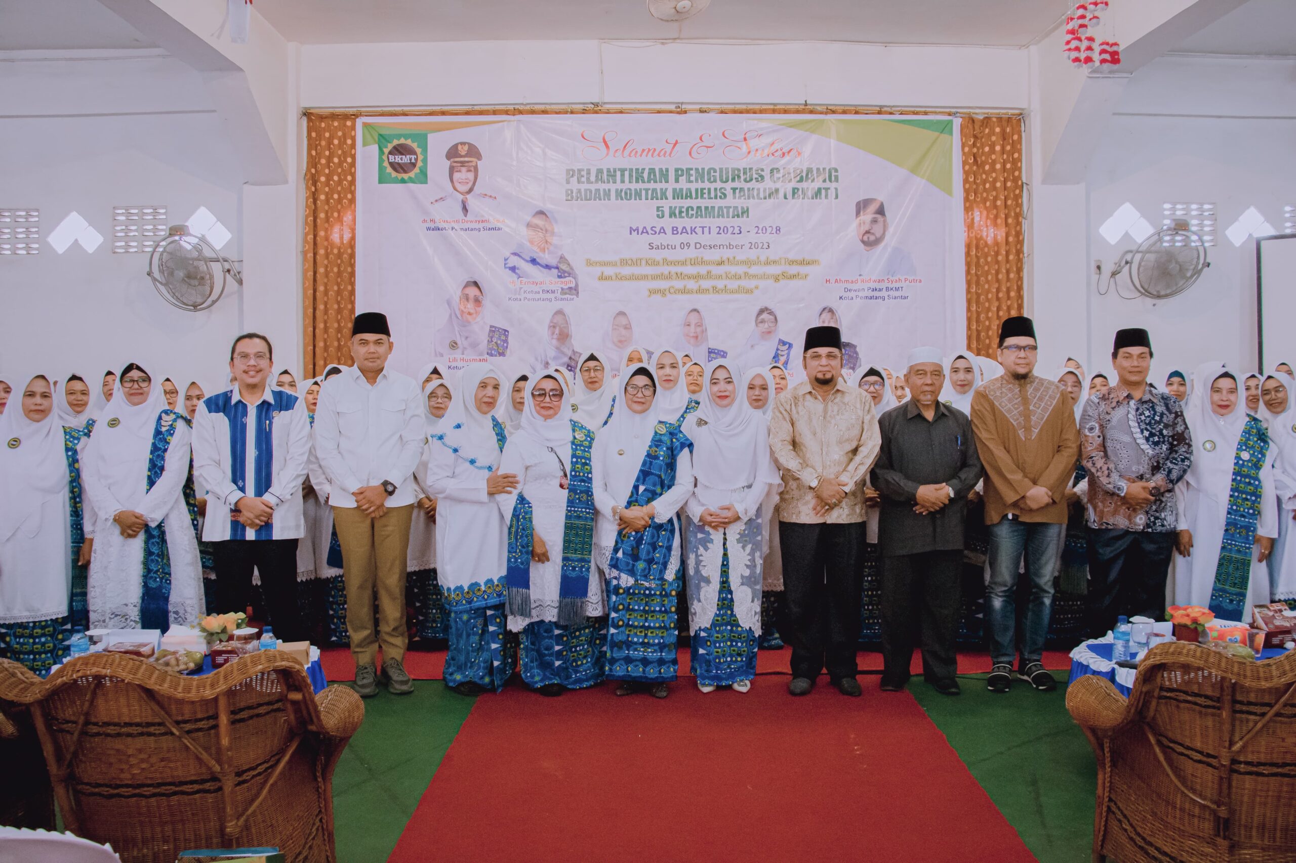 Wali Kota Siantar Hadiri Pelantikan Pengurus Cabang BKMT Masa Bakti 2023-2028 Wali Kota Siantar Hadiri Pelantikan Pengurus Cabang BKMT Masa Bakti 2023-2028