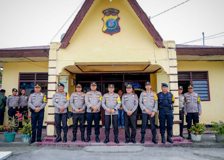 Kapolda Dan Waka Polda Sumut Cek Kesiapan Polres Taput Dan Polres Toba Dalam Rangka Pengamanan Pemilu 2024