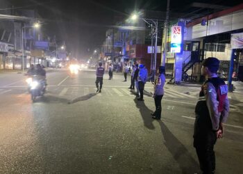 Polres Pematang Siantar Gelar Patroli Blue Light, Tidak Ditemukan Balap Liar 