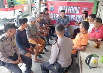 Polres Pematang Siantar Gelar Pojok Pemilu 2024 Ciptakan HARKAMTIBMAS 