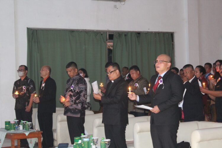 Danrindam I/BB Kolonel Inf Charles BP Sagala Hadiri Ibadah dan Perayaan Natal Rindam I/BB 