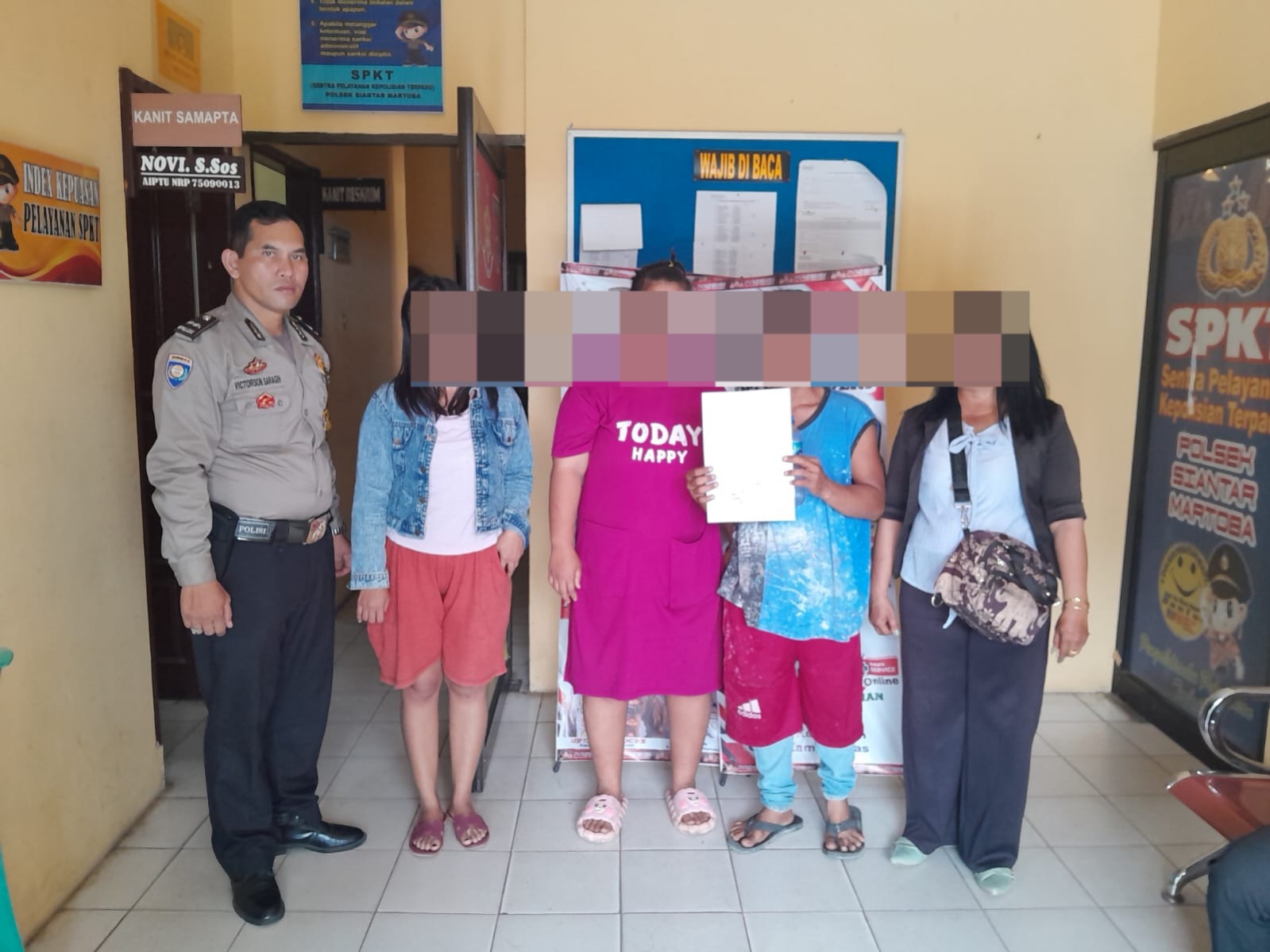 Polsek Siantar Martoba Berhasil Damaikan Perbuatan Tidak Menyenangkan di Kos Gula Merah 
