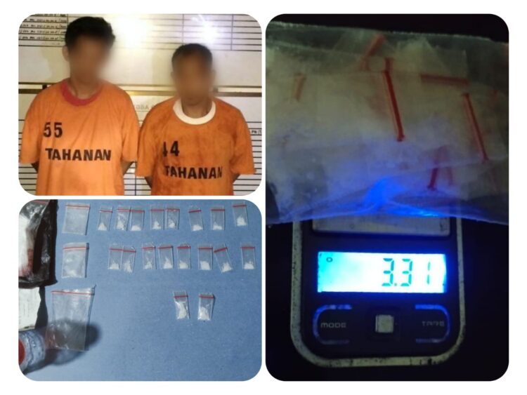2 Pengedar Narkotika Diringkus Polres Simalungun Dari Kebun Sipef, 3,31 Gram Shabu Siap Edar Diamankan