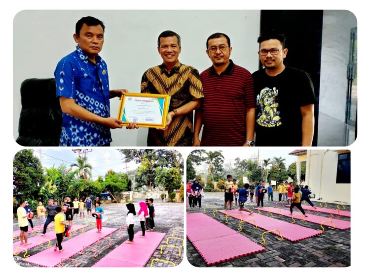 Plt Kadis Pariwisata Pematang Siantar Apresiasi Prestasi Perguruan Karate-do Tako Indonesia Dojo Dinas Pariwisata