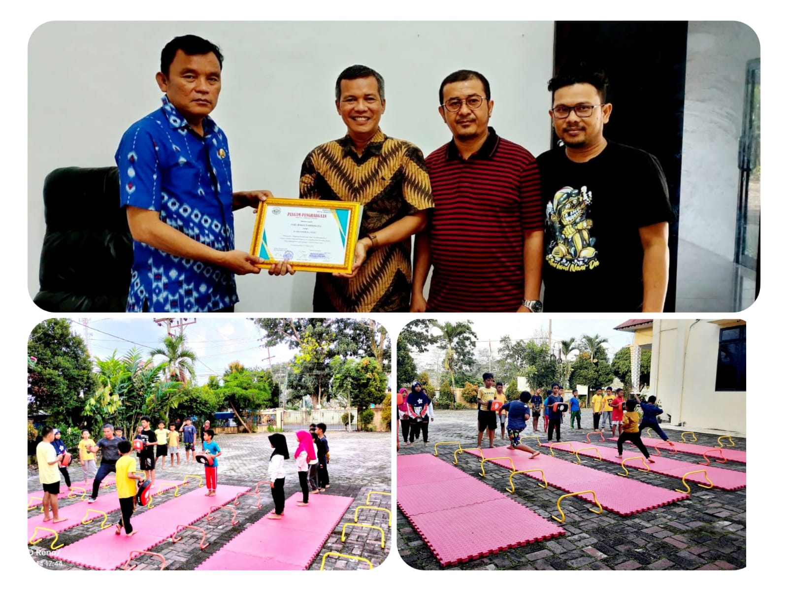 Plt Kadis Pariwisata Pematang Siantar Apresiasi Prestasi Perguruan Karate-do Tako Indonesia Dojo Dinas Pariwisata