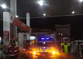 Jelang Nataru, Polres Taput Tingkatkan Patroli Blue Light Antisipasi Gangguan Kamtibmas