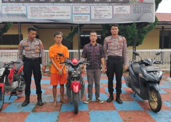 Pelaku Pencurian 2 Unit Sepeda Motor Milik Pengusaha Loundry  Berhasil Dibekuk Polres Taput