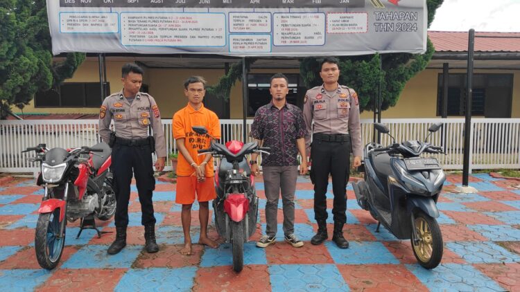 Pelaku Pencurian 2 Unit Sepeda Motor Milik Pengusaha Loundry  Berhasil Dibekuk Polres Taput
