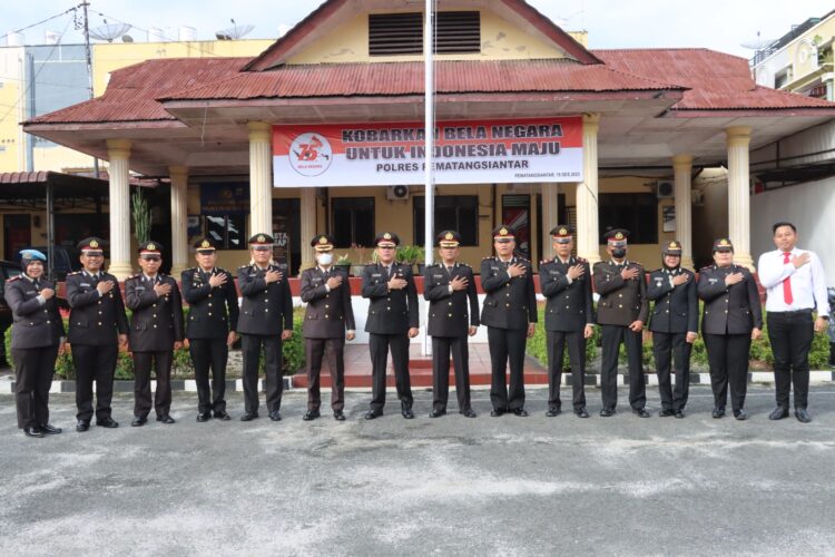 Polres Siantar Gelar Upacara Peringatan Hari Bela Negara Ke-75