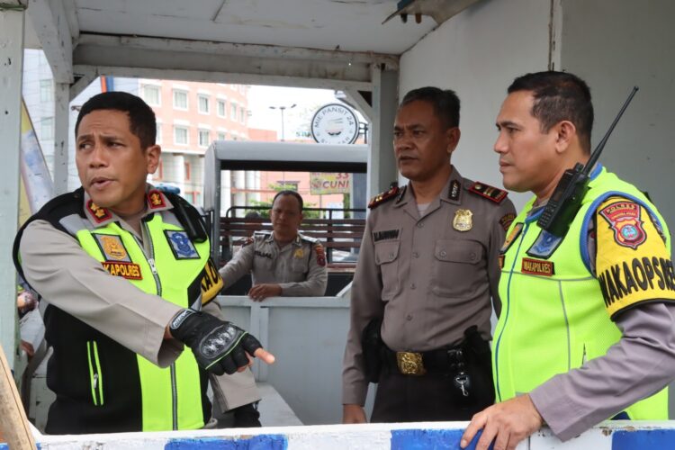 Kapolres Siantar Cek Kesiapan Pos Pam Dan Pos Yan Ops Lilin Toba 2023