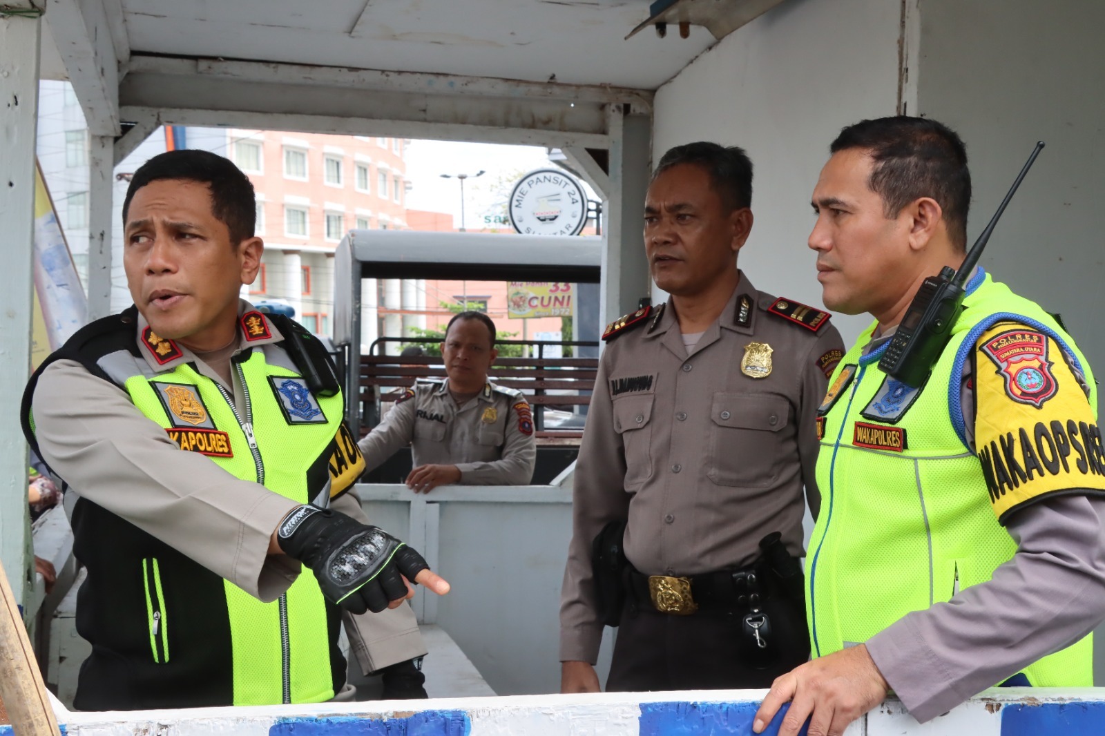 Kapolres Siantar Cek Kesiapan Pos Pam Dan Pos Yan Ops Lilin Toba 2023
