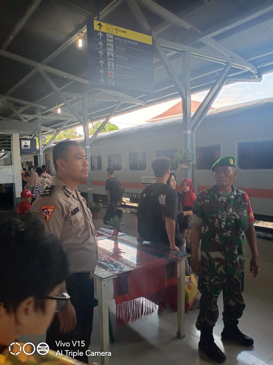 Polres Siantar Lakukan Pengamanan Angkutan Nataru di Stasiun KA Siantar Expres