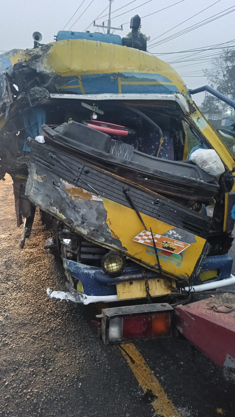 Bus Operanto VS Bus Pariwisata di Siborong-borong, 2 Luka Berat dan 15 Luka Ringan