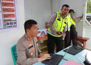 Kapolres Simalungun Pimpin Uji Petik Aplikasi SOT Polri Guna Optimalkan Operasi Lilin Toba 2023