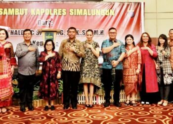 Pisah Sambut Kapolres, Bupati Ajak AKBP Choky Sentosa Meliala Bersama Membangun Simalungun