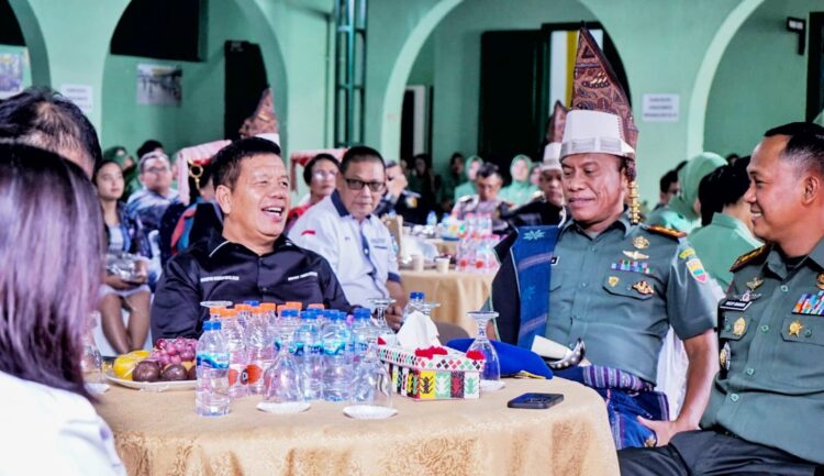 Pisah Sambut Dandenpom I/1 Pematangsiantar, Bupati Ajak Tetap Menjaga Kebersamaan