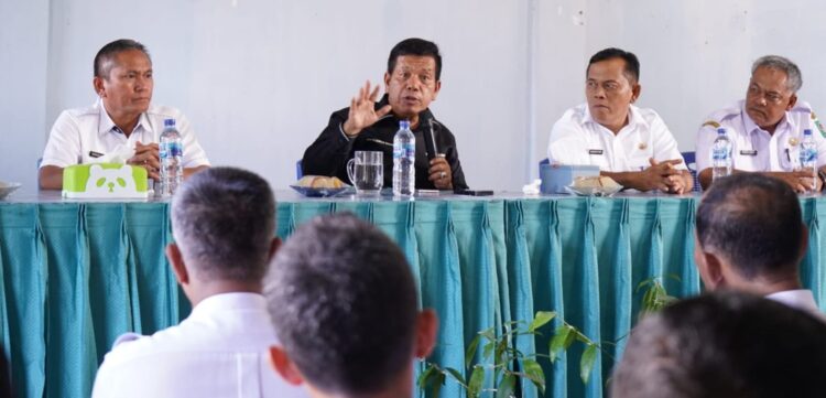 Kunker ke Kecamatan Pematang Bandar, Bupati Simalungun Dengarkan Aspirasi Pangulu 