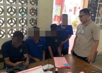 Penyidik Sat Res Narkoba Polres Siantar Serahkan 4 Tersangka dan 485,81 Gram Ganja Ke JPU