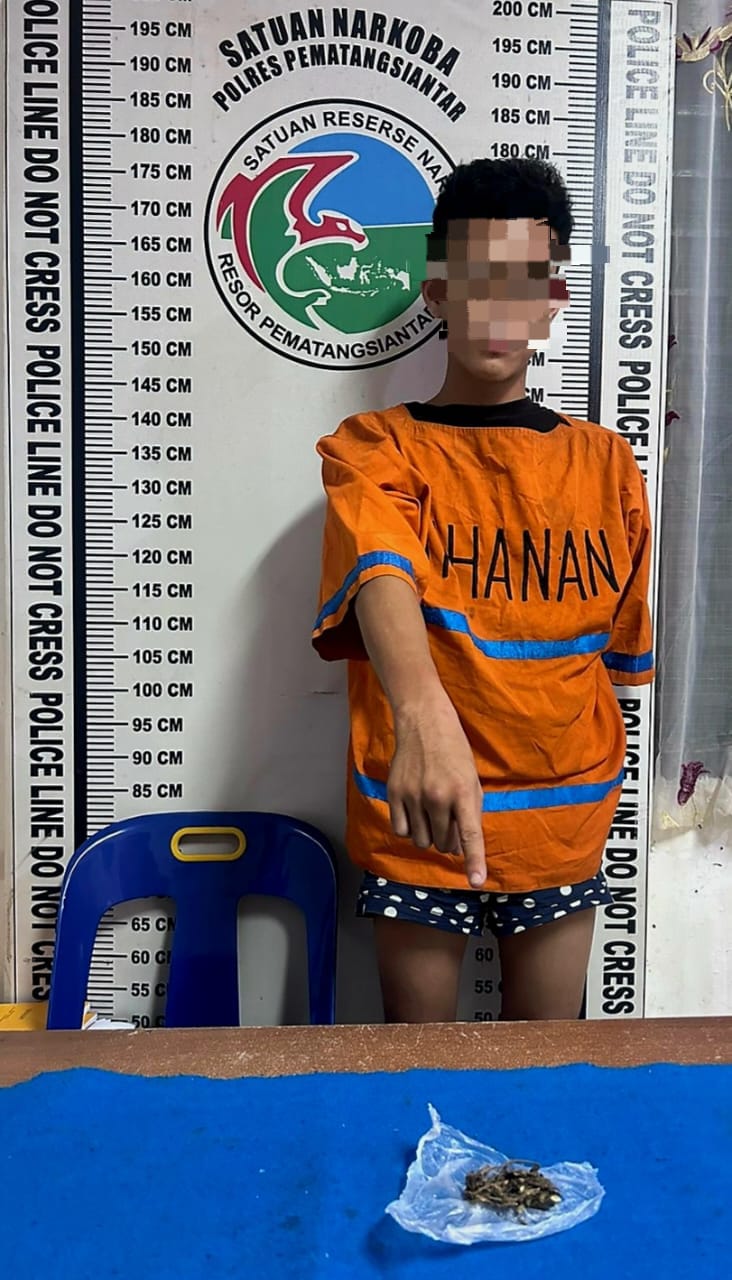 Pemilik 2,72 Gram Ganja Diringkus Sat Resnarkoba Polres Siantar dari Jalan Bangau