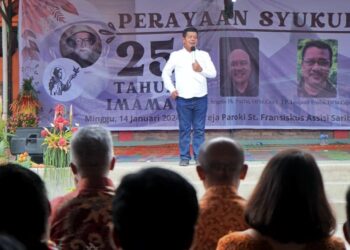 Syukuran 25 Tahun Imamat Paroki Fransiskus Saribudolok, Bupati Simalungun: "Buat Anak-anak Kita  Seperti Sahabat"