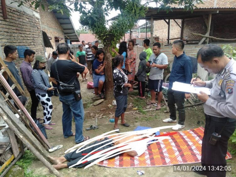 Hendri Sihombing Ditemukan Meninggal, Polsek Siantar Martoba Evakuasi 