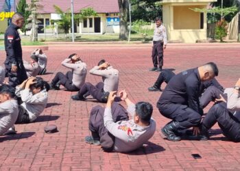 Polres Simalungun Dan Brimob Yon-B Latih Personel DALMAS Siap Amankan Pemilu 2024