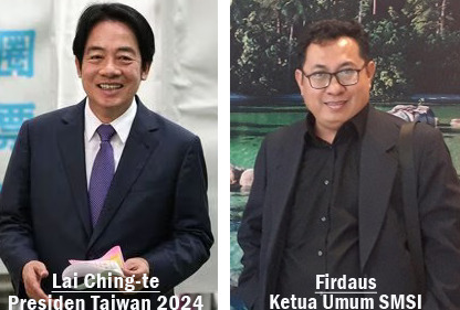 Hubungan Internasional, Ketua Umum SMSI Sampaikan Ucapan Selamat untuk Presiden Taiwan Terpilih Hubungan Internasional, Ketua Umum SMSI Sampaikan Ucapan Selamat untuk Presiden Taiwan Terpilih