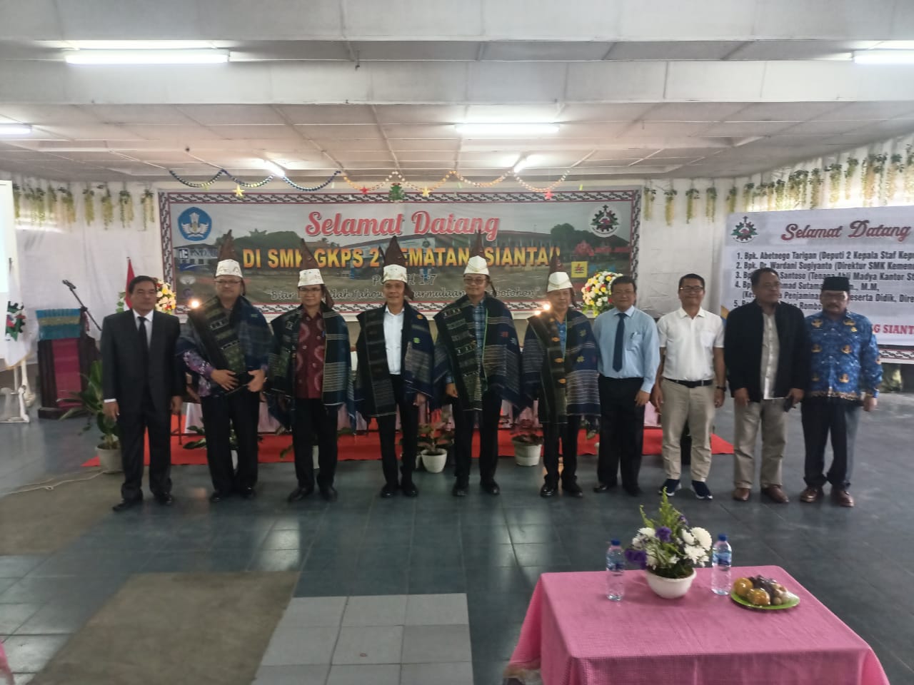 Deputi 2 Kepala Staf Kepresidenan, Abednego Tarigan Kunjungi SMK GKPS 2 Pematangsiantar